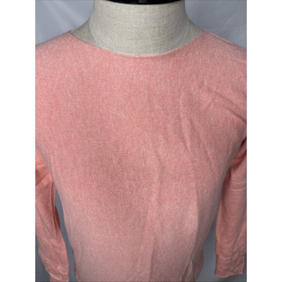Bianco & Blu Made in Italy Pink Cashmere Silk Wool Sweater Womens S NWT New - Picture 2 of 10